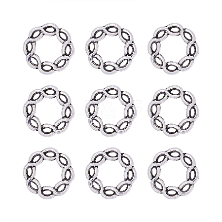 Tibetan Style Alloy Bead Frames TIBEB-TA0001-05-1