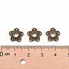 Tibetan Style Alloy Bead Caps LS-K0P34071-4