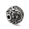 Engraved 304 Stainless Steel Beads STAS-H263-17AS-13-2