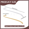 30Pcs 2 Colors Tibetan Style Alloy Bookmarks AJEW-UN0003-28-3