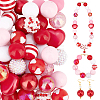   1 Set Mixed Style Acrylic Round Beads Sets SACR-PH0001-52J-1