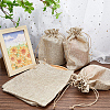 Jute Cloth Storage Pouches ABAG-WH0048-11-4