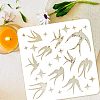 PET Hollow Out Drawing Painting Stencils DIY-WH0383-0045-3