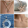 800Pcs 8 Styles Iron Snap On Bails IFIN-YS0001-03-8