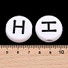 Opaque Acrylic European Beads AC-CBA3BDD-01H-3
