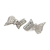 Brass Crystal Rhinestone Filigree Connector Charms RB-CBA890A-01P-2