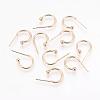 Brass Stud Earring Findings X-KK-T020-105G-2