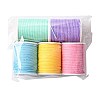 5 Rolls 5 Colors Round Waxed Polyester Cord YC-FS0001-02A-6