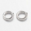 Brass Open Jump Rings JRC4mm-NF-2