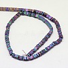 Electroplate Non-magnetic Synthetic Hematite Heishi Beads Strands G-J171B-4x4mm-01-2