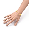 Adjustable Brass Heart Link Bracelets BJEW-JB05420-05-4