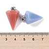 Synthetic Noctilucent Stone/Luminous Stone Pendants G-Z054-04A-4