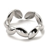 Non-Tarnish 304 Stainless Steel Open Cuff Rings RJEW-Z018-30P-2