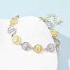 Brass Link Chain Bracelets for Women BJEW-G762-03GP-02-3