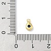 Brass Micro Pave Cubic Zirconia Charms KK-G548-20G-02-3