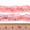 Transparent Glass Beads Strands GL-CBAAE04-02C-2