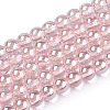 Electroplate Transparent Glass Beads Strands LS-GLAA-T032-T4mm-AB10-1