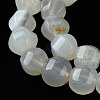 Natural White Agate Beads Strands G-H023-A19-01-4