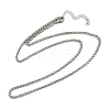 304 Stainless Steel Wheat Chains Necklaces for Unisex NJEW-K395-01B-P-4