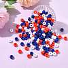 600Pcs 3 Colors Opaque Plastic Beads KY-FS0001-39-7
