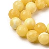 Natural Yellow Jade Beadd Strands G-A274-A01-12mm-4