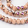 Electroplate Glass Beads Strands EGLA-P018-6mm-H07-3A-1