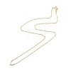 Brass Cable Chains Necklace for Women NJEW-P265-42G-2
