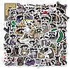 50Pcs Cute Little Raccoons PVC Self-Adhesive Stickers STIC-D280-02-1