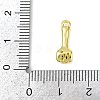 Brass Pave Clear Cubic Zirconia Pendants KK-L238-10G-3