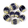 Handmade Millefiori Glass Barrel Beads LA-N002-32B-1