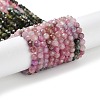 Natural Multicolor Tourmaline Beads Strands G-P514-A04-03-1
