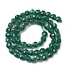 Natural Dyed White Jade Beads Strands G-C179-A6mm-07-3