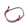 5Pcs 5 Color Macrame Braided Cotton Cord Bracelets Set BJEW-FZ00012-3