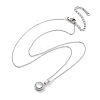 201 Stainless Steel Cable Chain Necklaces NJEW-L124-003P-2