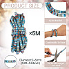 5M Ethnic Style Nylon Braided Round Cords OCOR-TA0003-21B-4
