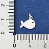 925 Sterling Silver Charms STER-M119-17S-3