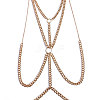 Alloy Twisted Chain Layered Chest Body Chains for Women FS-WGCB344-01-4