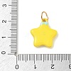 304 Stainless Steel Enamel Pendants SA-CBA5B21-04G-3