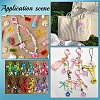 96Pcs Heart Plastic Lobster Claw Clasps FIND-SC0013-50-5