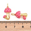 Brass Enamel Pendants KK-CBA3297-09G-4