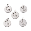 Non-Tarnish 304 Stainless Steel Charms STAS-Q201-T445-10S-2