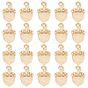 20Pcs Autumn Theme Brass Charms KK-BBC0014-61-1