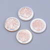 Freshwater Shell Cabochons X-BSHE-S622-01-1