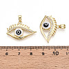 Brass Micro Pave Cubic Zirconia Pendants KK-T070-74-3
