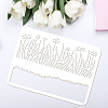 Plastic Drawing Painting Stencils Templates DIY-WH0396-391-3