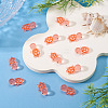 12Pcs Luminous Translucent Resin Sea Animal Cabochons RESI-TA0004-56C-4