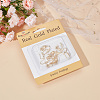 Beebeecraft 24Pcs 4 Style Brass Micro Pave Clear Cubic Zirconia Earring Hooks KK-BBC0012-32-6