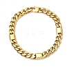 304 Stainless Steel Cuban Link Chain Bracelets for Women BJEW-G779-04A-G-4
