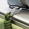 2Pcs 304 Stainless Steel Push Gate Snap Keychain Clasp Findings STAS-LP0005-53-3