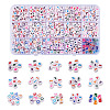 15 Styles Opaque Acrylic Beads MACR-TA0001-64-1